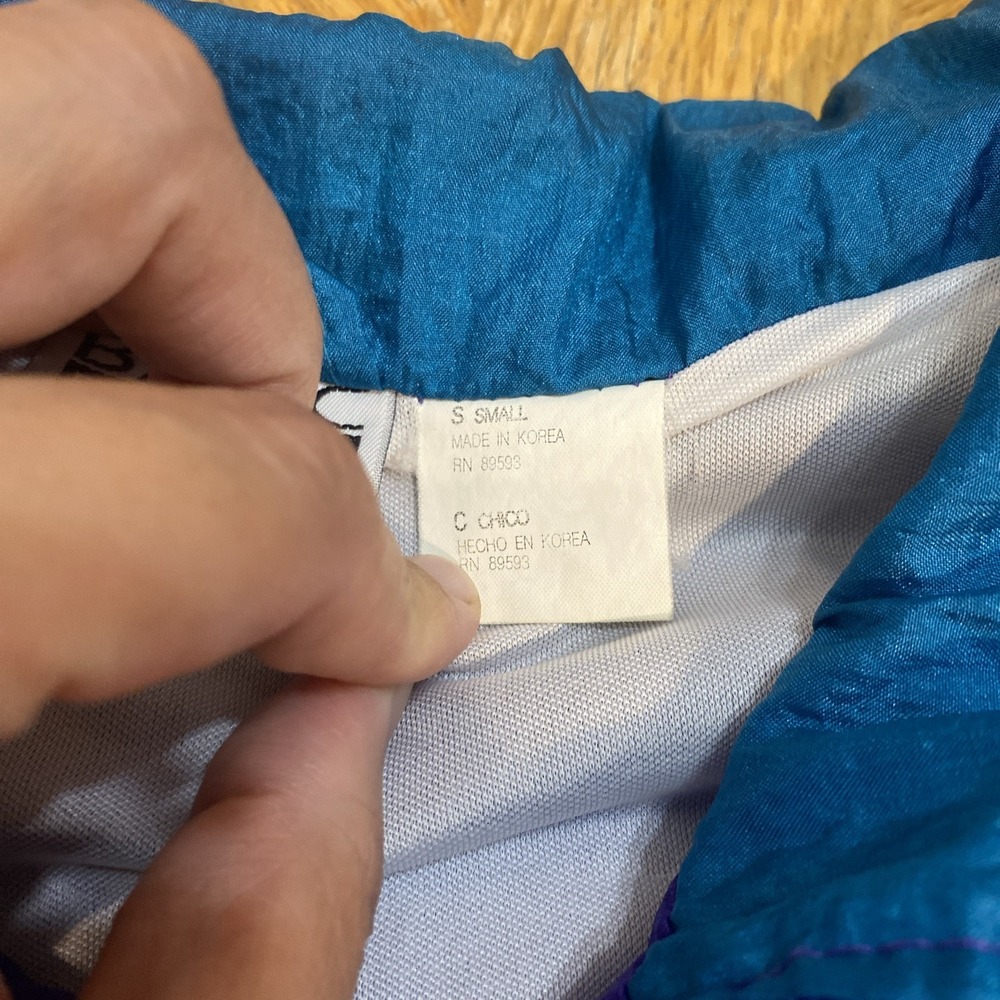 Vintage 90s Windbreaker Jacket Basic Editions Ret… - image 7